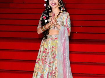 Actress Sanya Thakur Turns Radha Rani At Cannes Red Carpet 2026, Represents Sanatan Culture Globally