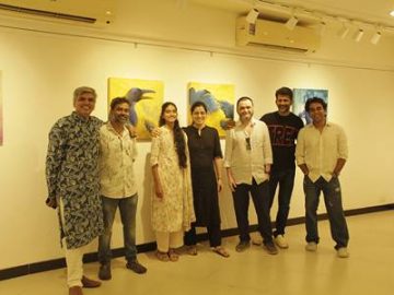“Listening To Birds” Solo Show Of Paintings By Contemporary Artist Mahananda Sagare In Jehangir Art Gallery