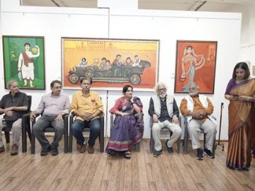 “Pigments And Paradox” A Group Exhibition Of Paintings By 6 Contemporary Artists In Jehangir Art Gallery